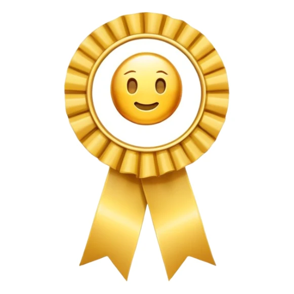 1st place award (number) sticker