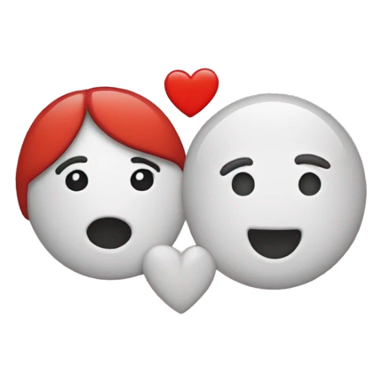 like and heart ha sticker