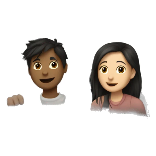 elisa and zhen driving to sadie’s house  sticker