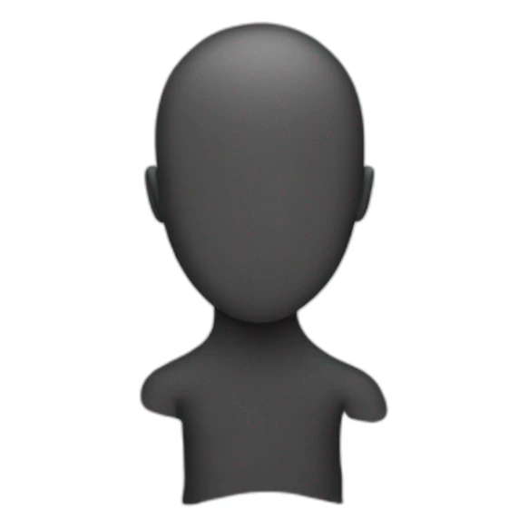 faceless person sticker