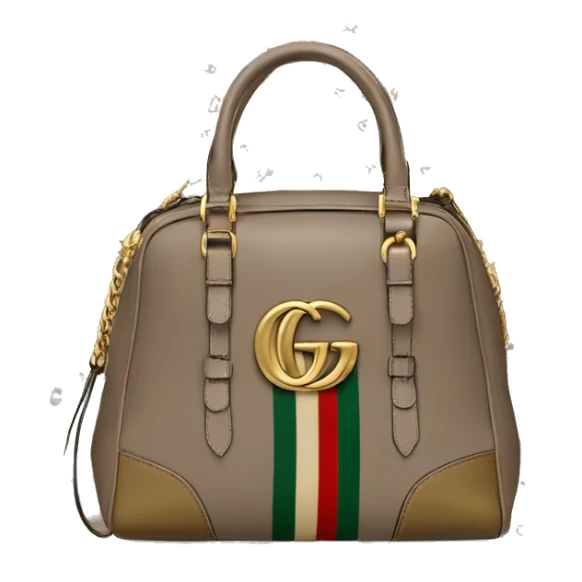 Taupe and gold Gucci bag  sticker