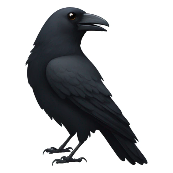 Crow sticker