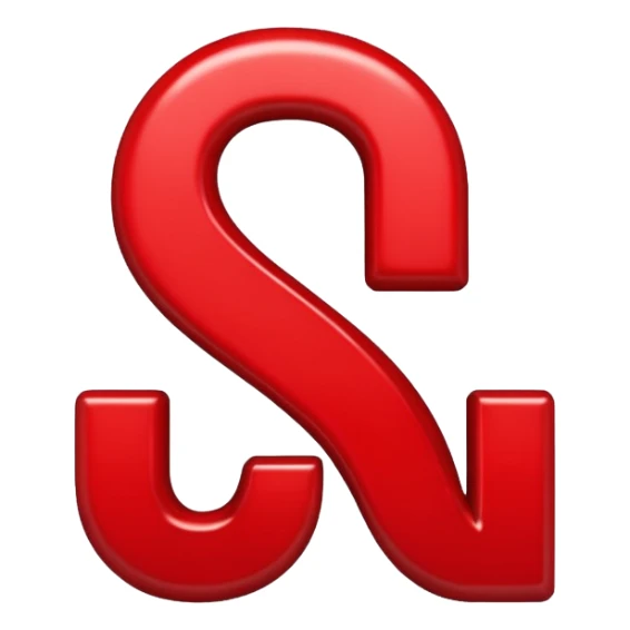 letters FSM with a subtle 3D effect apple style emoji sticker