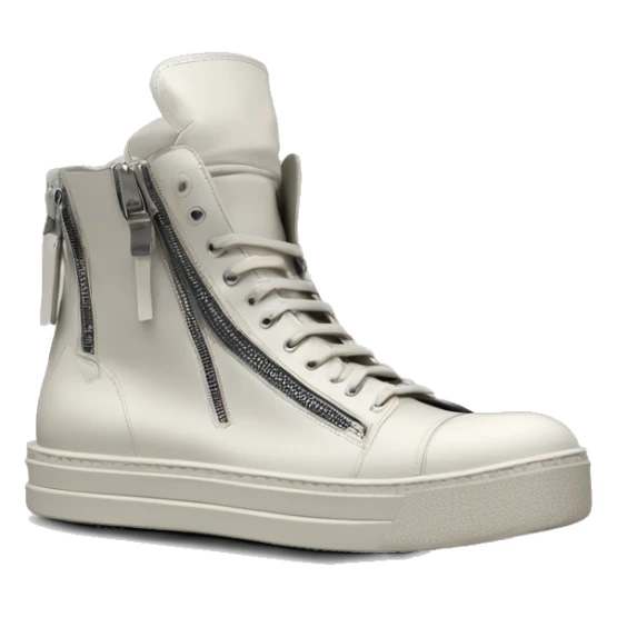 Rick owens geobasket sneaker zip sticker