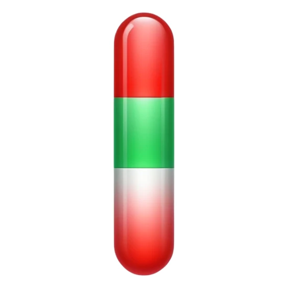 A vertical capsule-shaped progress bar with a color gradient from green at the bottom to red at the top. The bar is divided into segments by thin lines, with bold, outlined numbers scaling upward next to it.  sticker
