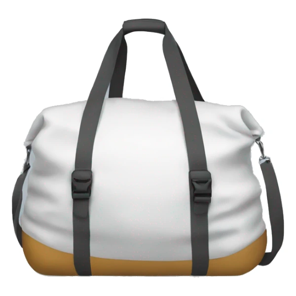 White sports bag for a girls sticker
