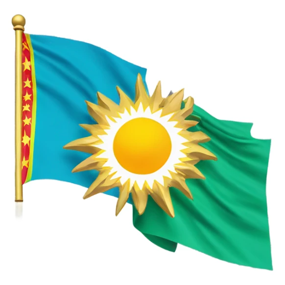 kazakhstan flag and tajikistan  sticker