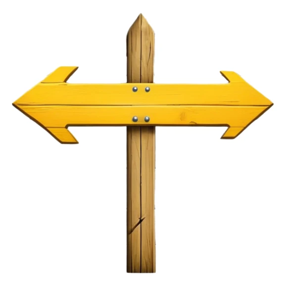 Camino de Santiago road sign with yellow arrow sticker