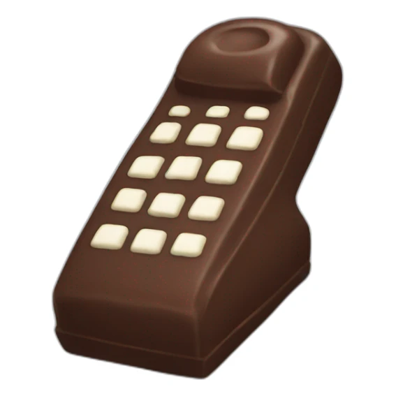 Chocolate phone sticker