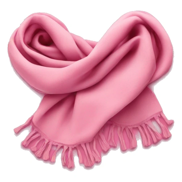 Scarf pink sticker