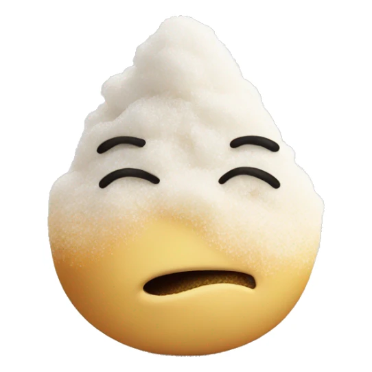 Nose smelling pile of sugar sticker