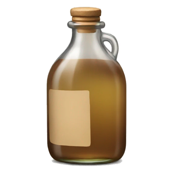"a single bottle of vinegar" sticker