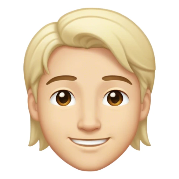 Hair over ear smirking emoji  sticker