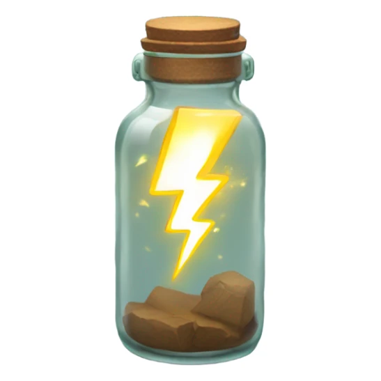 Lightning in a bottle sticker