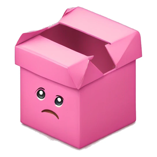 pink box with words that say ok sticker