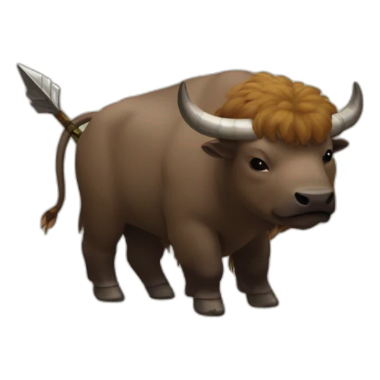 appa flying bison with arrow on forehead from avatar the last airbender sticker