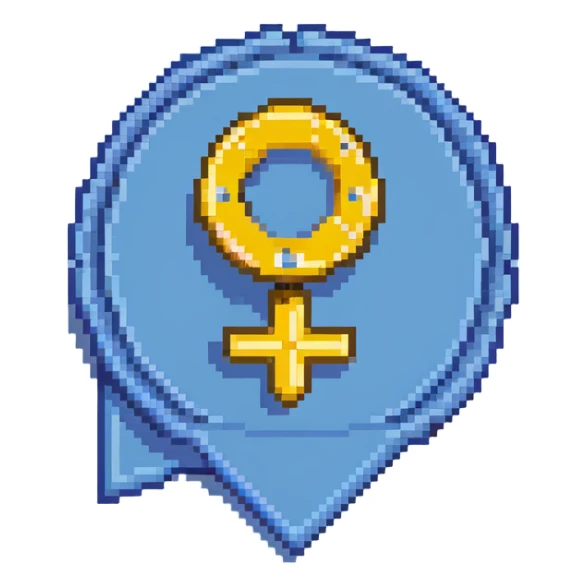 Badge with MOD text clearly visible, blue color, official moderator symbol sticker