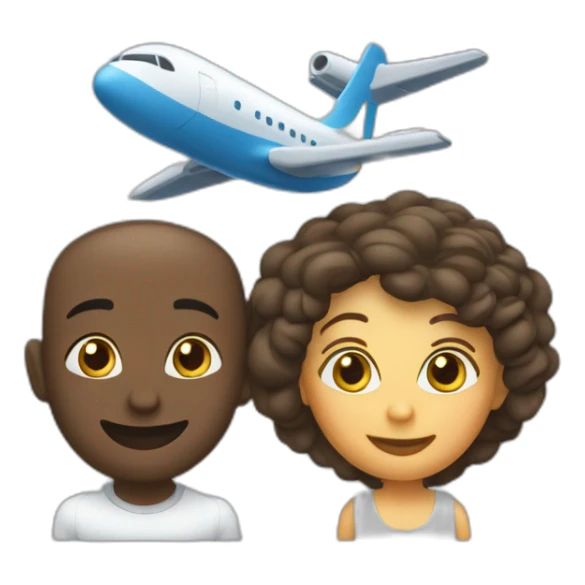 Les deux tour jumelle avec un avion sticker