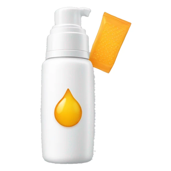little facial sunscreen bottle isdin sticker