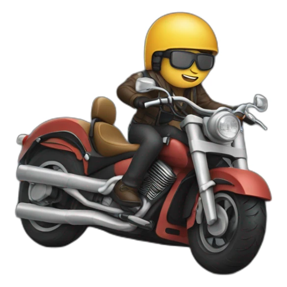 Photogreapher on a motorcycle sticker