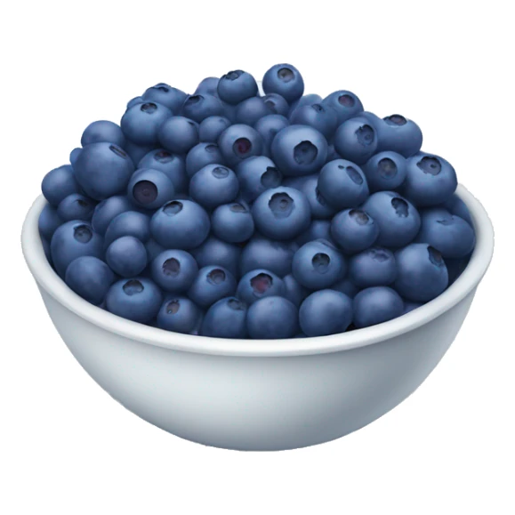 bowl of blueberries sticker