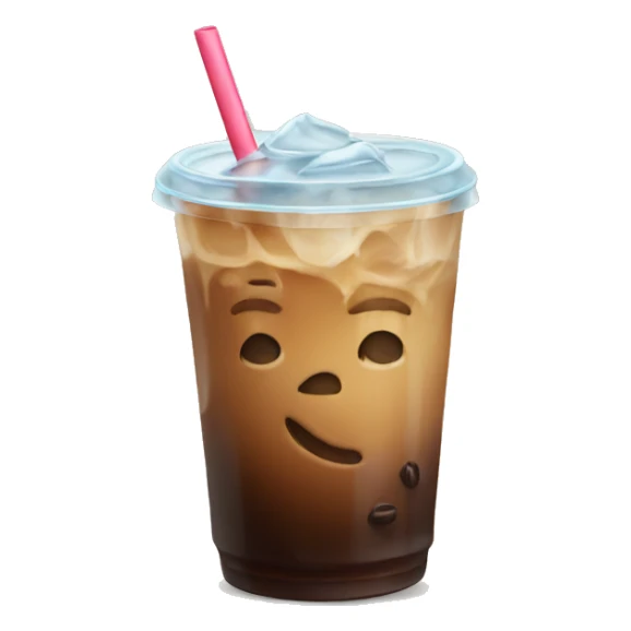 Iced coffee sticker