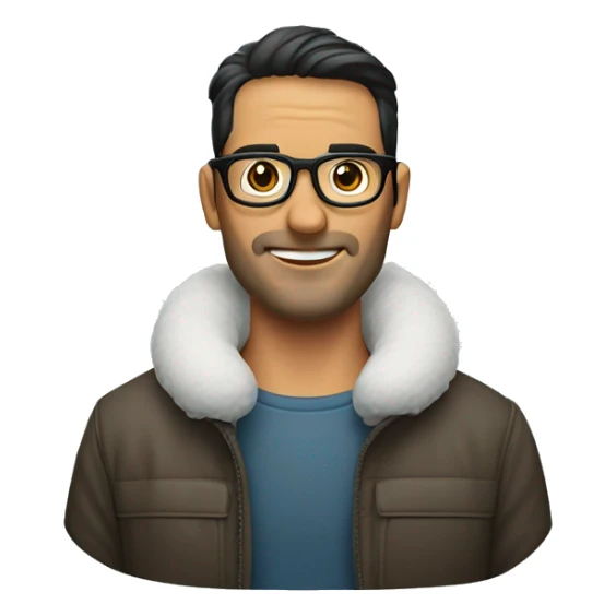 hombre rubio con rulos y con lentes de nieve sticker