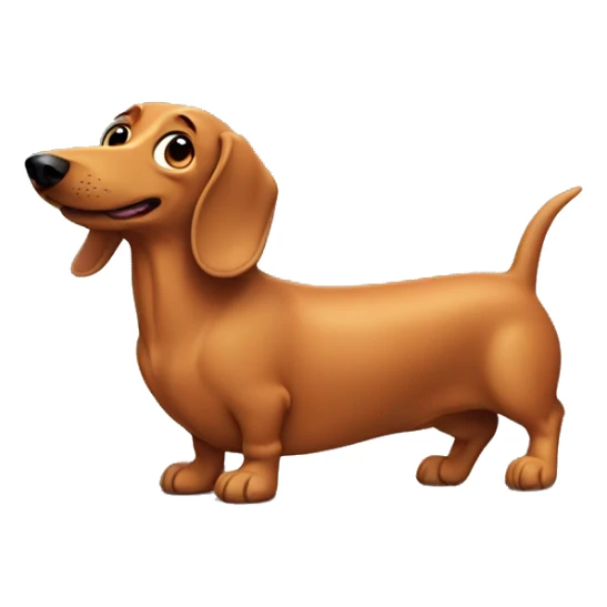 Wiener dog sticker