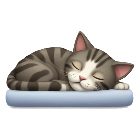 cat sleeping sticker
