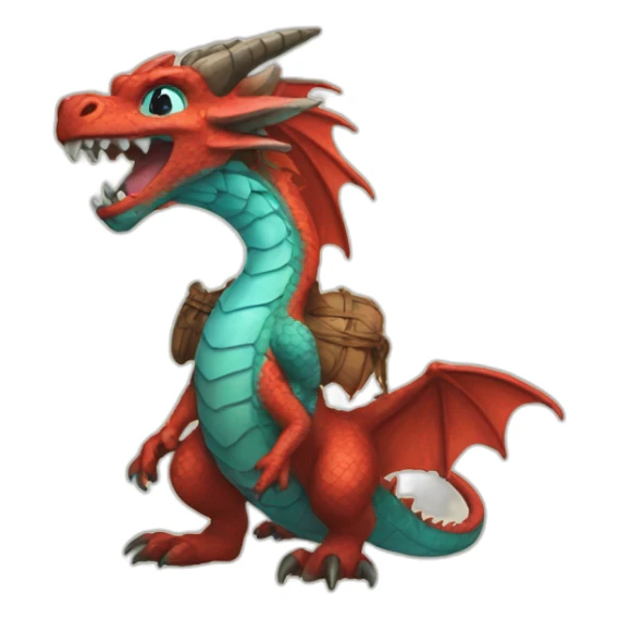 Dragonne sticker
