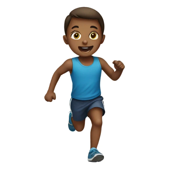 Children running  sticker