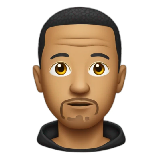 Mano Brown of racionais mcs serious sticker