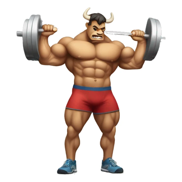 muscle bull strengthening sticker