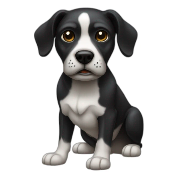 Tête de mort d’un chien sticker