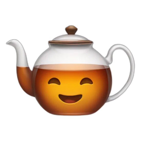Teapot sticker