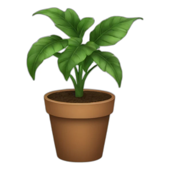 Black plants sticker