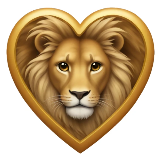 leo print heart emoji  sticker