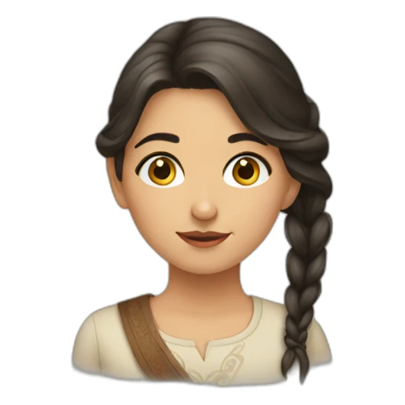 Armenian girl sticker