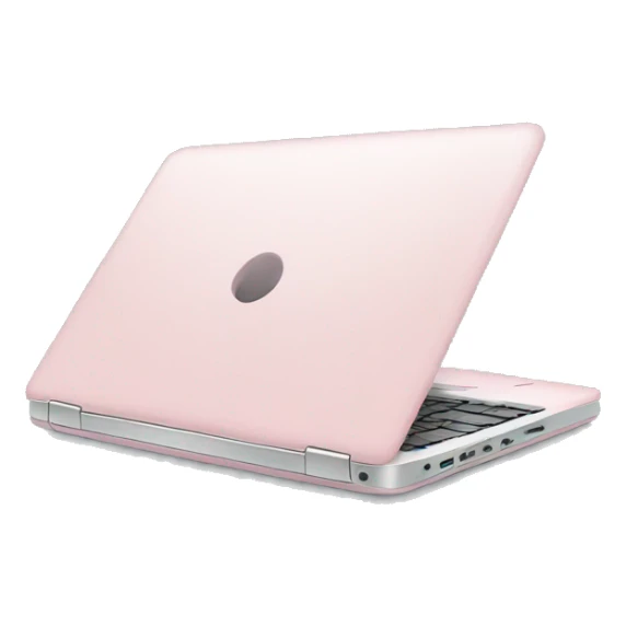 Light pink laptop sticker