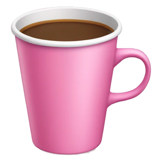 pink cup sticker