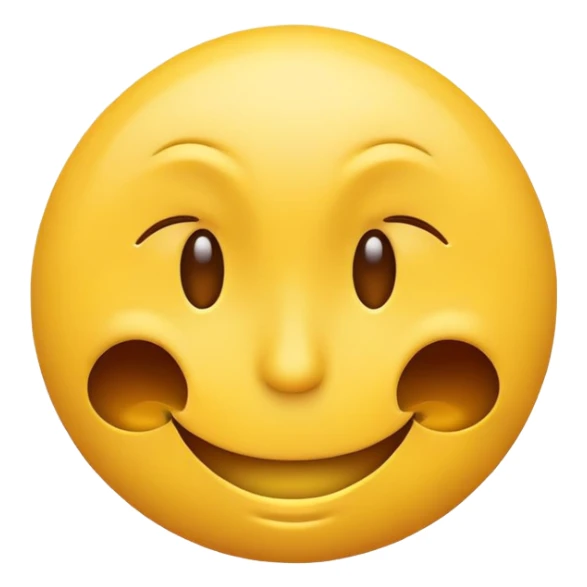 Emoji smiley face in pain sticker