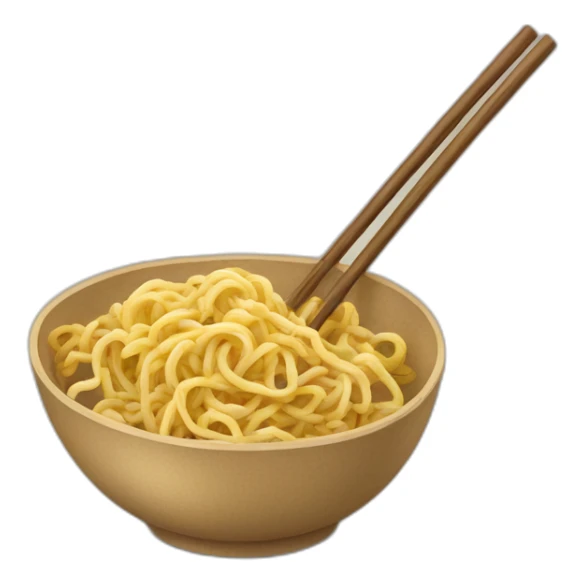 chinois qui mange des nouilles sticker