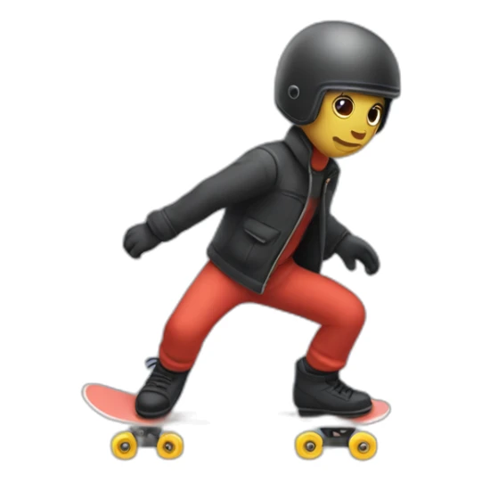 Calimero en patinete sticker
