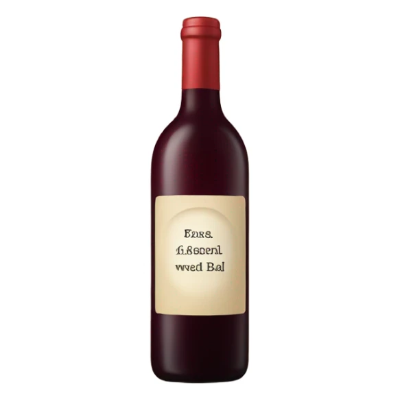 One bottle of wine sticker