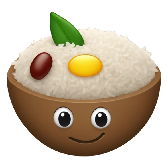 Rice and beans Puerto Rican style  sticker