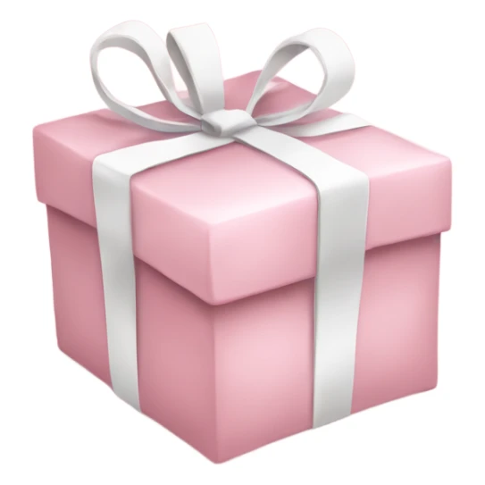 Light pink Christmas gifts under a white Christmas tree  sticker