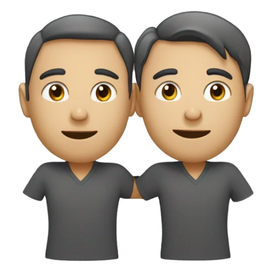 Deux âme sœur qui s'embrassent sticker