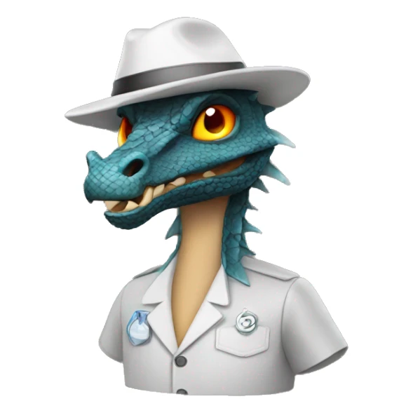 Create a dragon with an anti drug hat on sticker