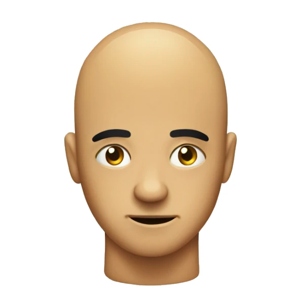 stressed out, buzzed head. Heavy stress. Mind Blown from stress sticker