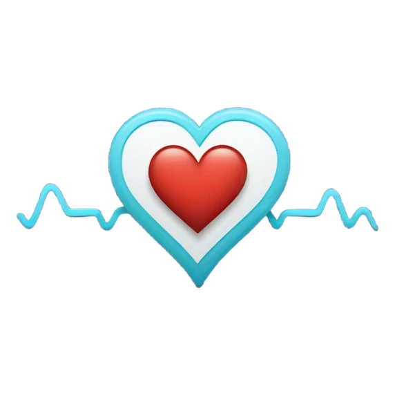 Sentido health heart sticker